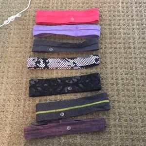 Lululemon headbands (9 for one, 60 for all)